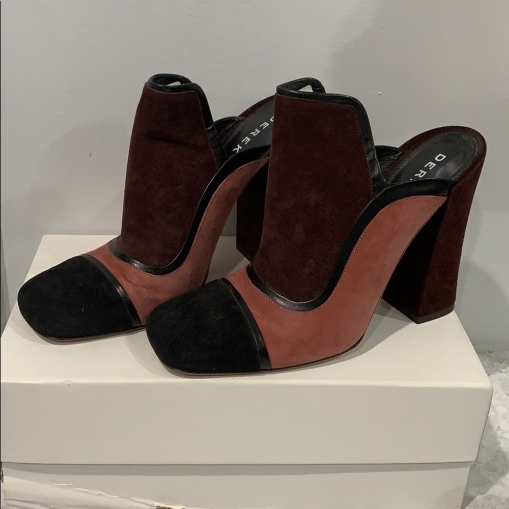 Derek Lam suede mules